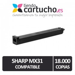 Toner Sharp MX31 Negro...