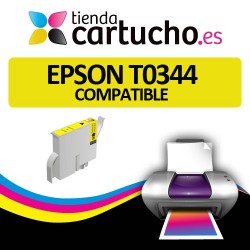 Cartucho compatible Epson T0344 Amarillo