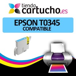 Cartucho compatible Epson T0345 Light Cyan