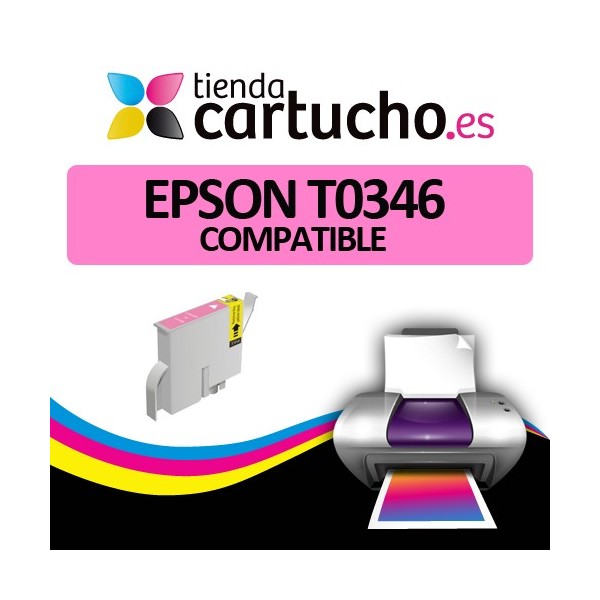 Cartucho compatible Epson T0346 Light Magenta