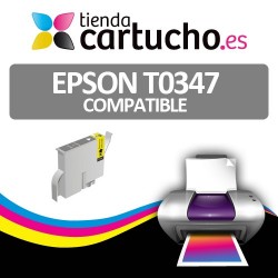 Cartucho compatible Epson T0347 Gris