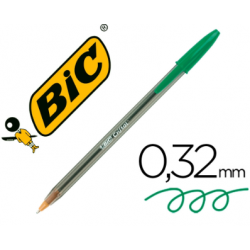 BOLÍGRAFO BIC CRISTAL VERDE