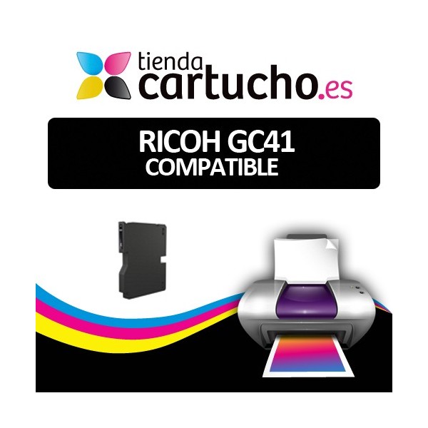 Cartucho de Gel Ricoh GC41 Negro Compatible