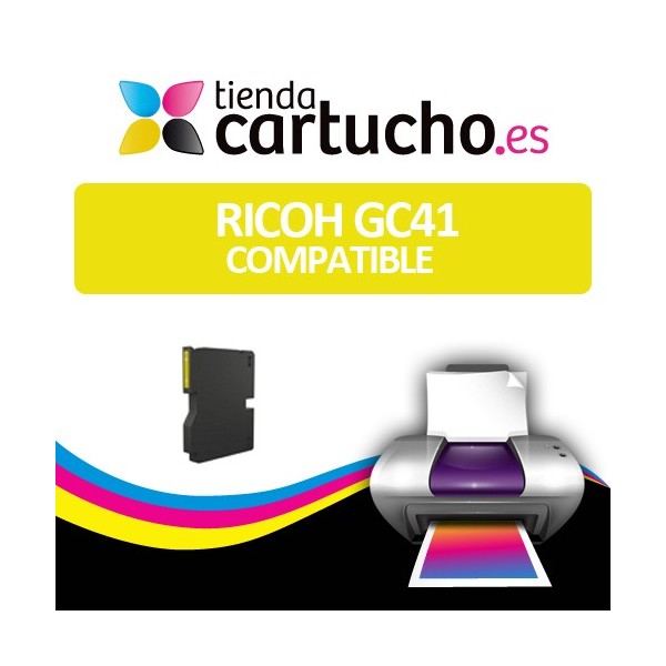 Cartucho de Gel Ricoh GC41 Amarillo Compatible