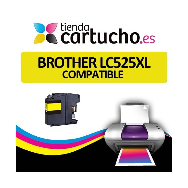 Cartucho Amarillo Brother LC525XL Compatible
