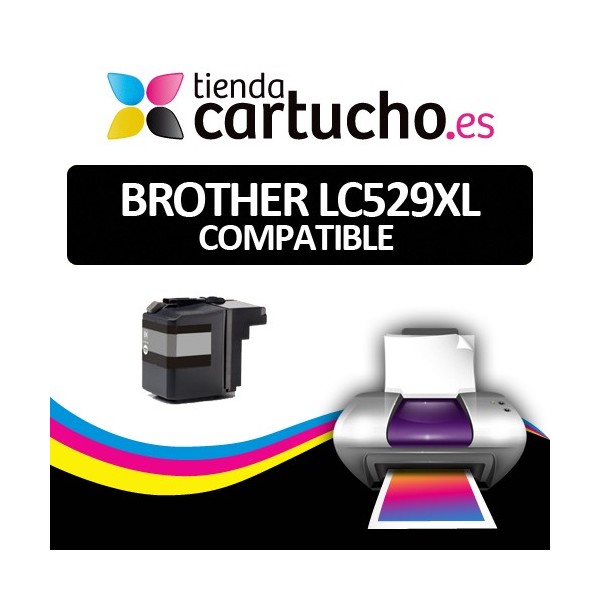 Cartucho Negro Brother LC529XL Compatible