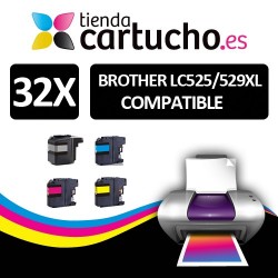 PACK 32 Brother LC525XL / LC529XL compatible (Elija colores)