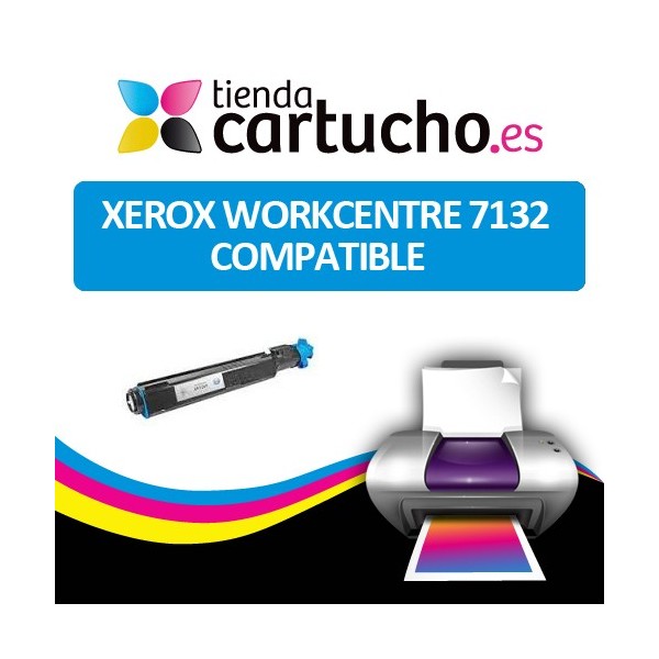 Xerox WorkCentre 7132 Compatible Cyan