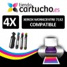 Pack 4 Xerox WorkCentre 7132 Compatible