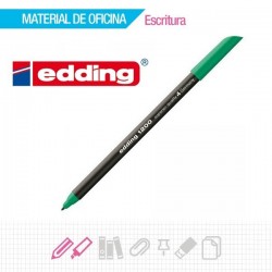 EDDING ROTULADOR PUNTA FINA 0.5-1MM VERDE FLUORESCENTE 11