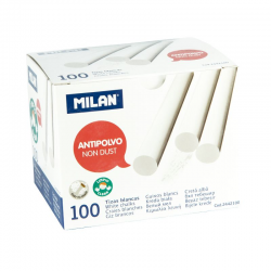 Caja 100 tizas blancas, de...
