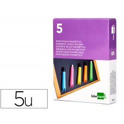 Pack 5 Porta tizas plástico...