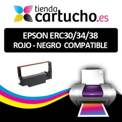 Cinta Epson ERC30/34/38 Negro/Rojo