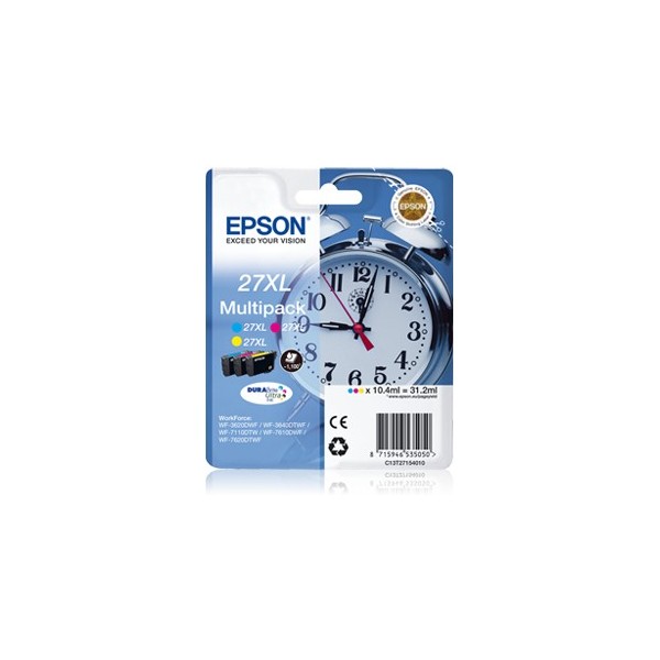 Epson 27XL Multipack. T2711, T2712 y T2713 Cartuchos de tinta original