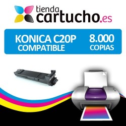 Toner Konica Minolta Bizhub C20P / C20 Cyan Compatible