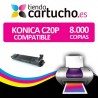 Toner Konica Minolta Bizhub C20P / C20 Magenta Compatible