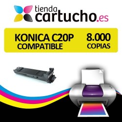 Toner Konica Minolta Bizhub C20P / C20 Amarillo Compatible