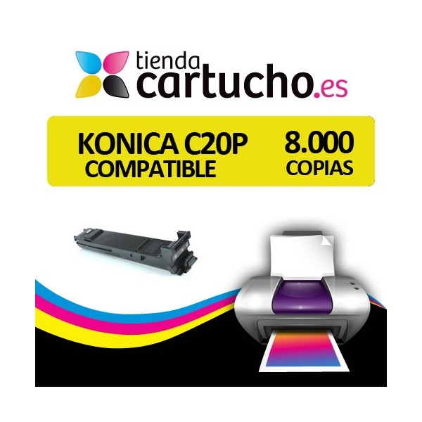 Toner Konica Minolta Bizhub C20P / C20 Amarillo Compatible