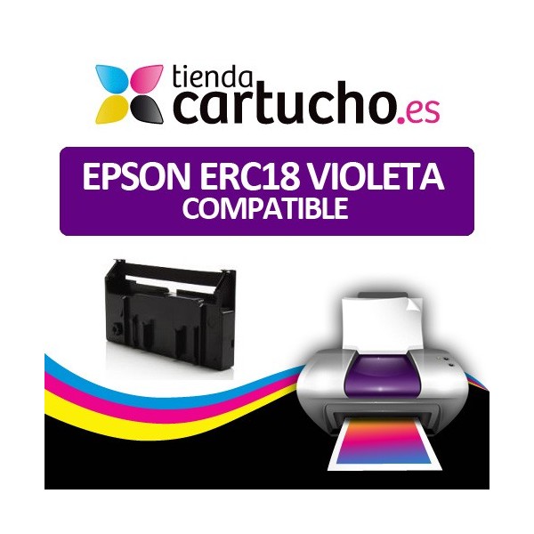 Cinta Epson Compatible ERC18 Violeta