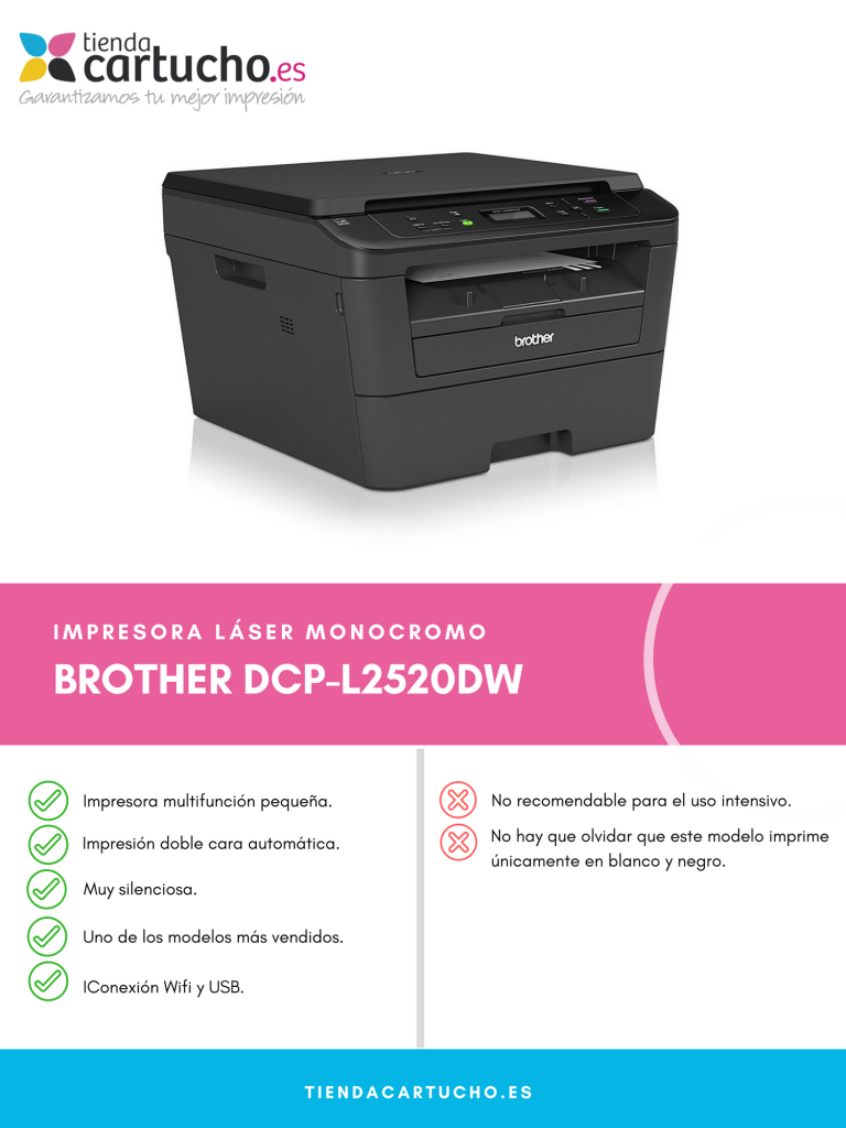 Descubre la BROTHER DCP L2520DW