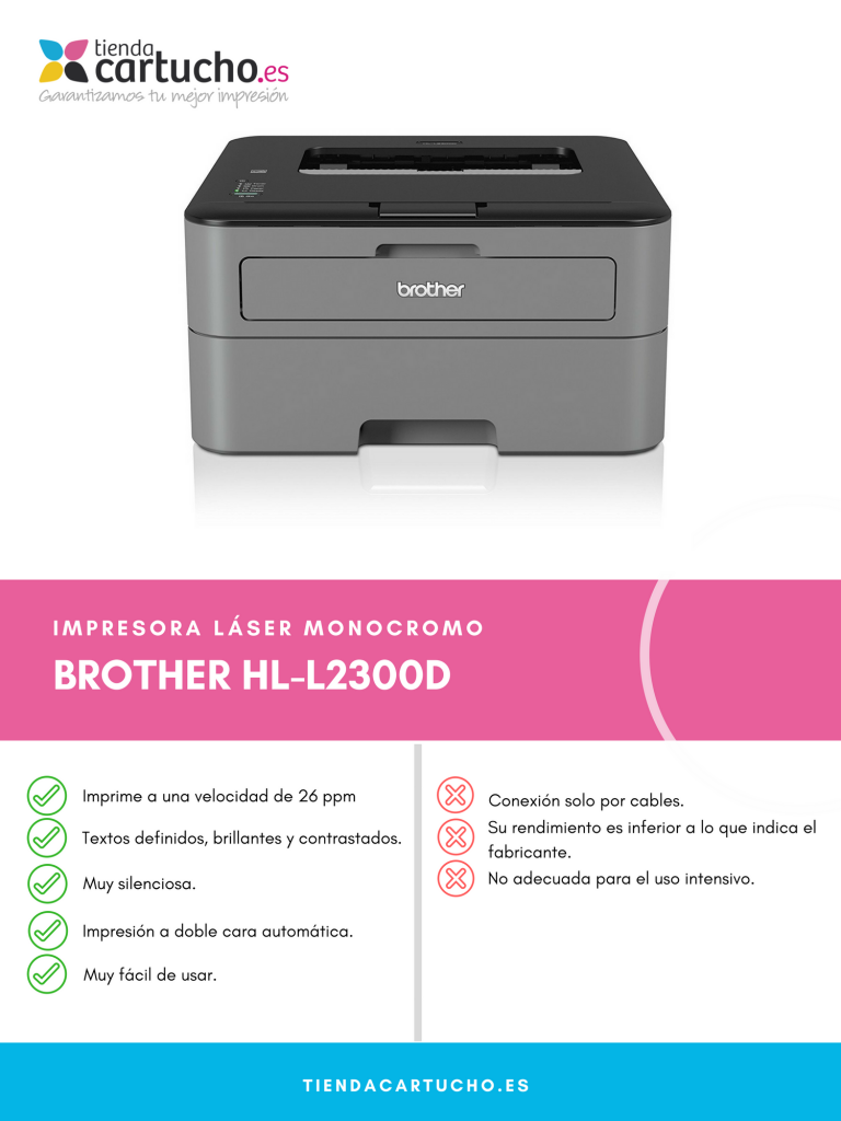 Descubre la BROTHER HL-L2300D