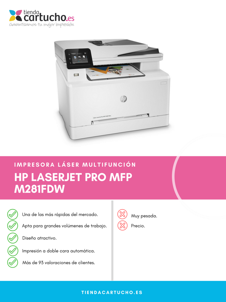 Descubre la HP Color Laserjet Pro MFP M281fdw