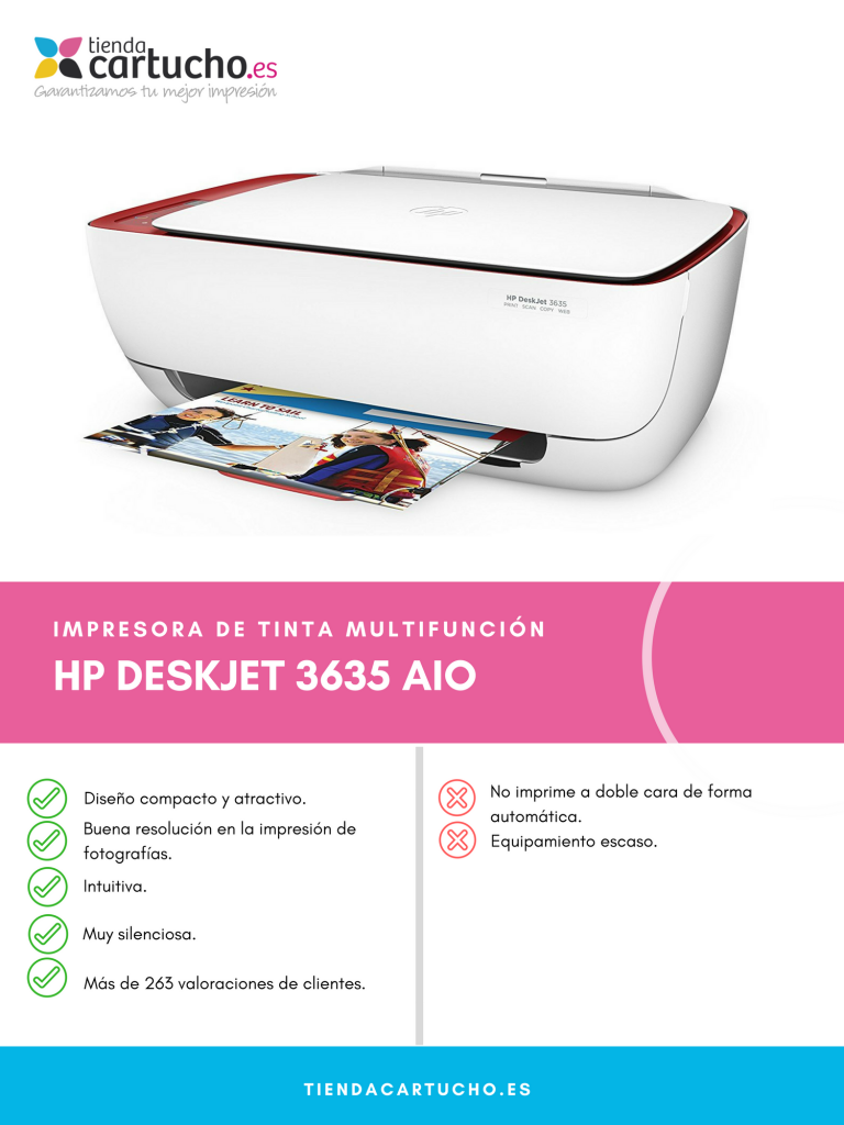 Descubre la HP DeskJet 3635 AiO