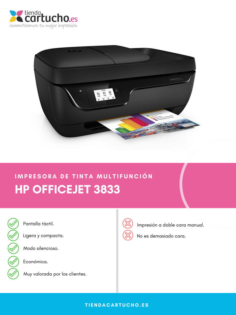 Descubre la HP Officejet 3833