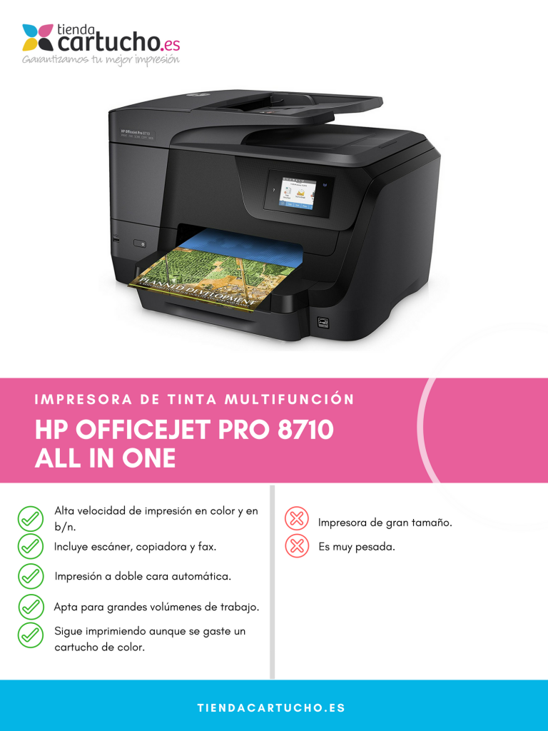 Descubre HP Officejet Pro 8710 All-in-One