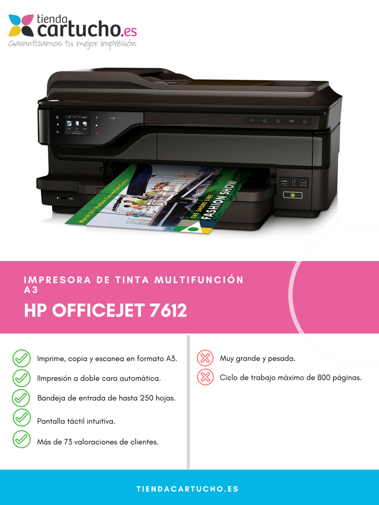 Descubre la HP OFFICEJET 7612