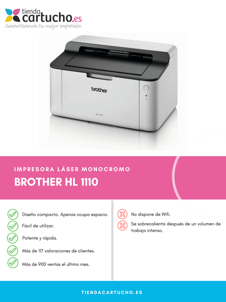 Descubre la Brother HL 1110