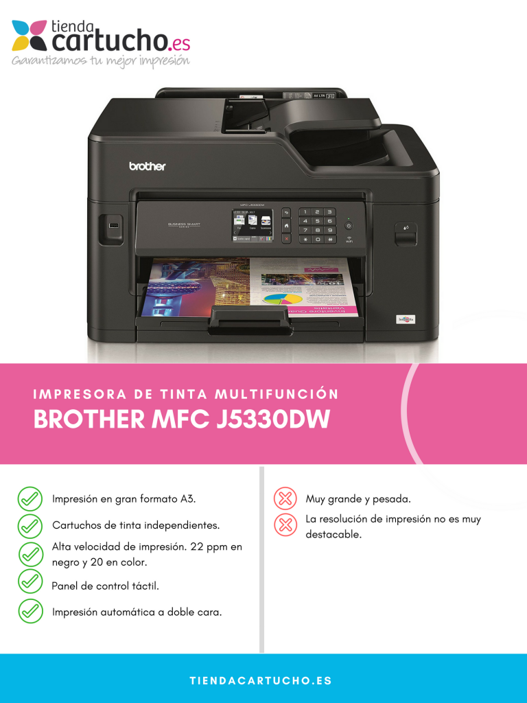 Descubre la impresora Brother MFC J5330DW