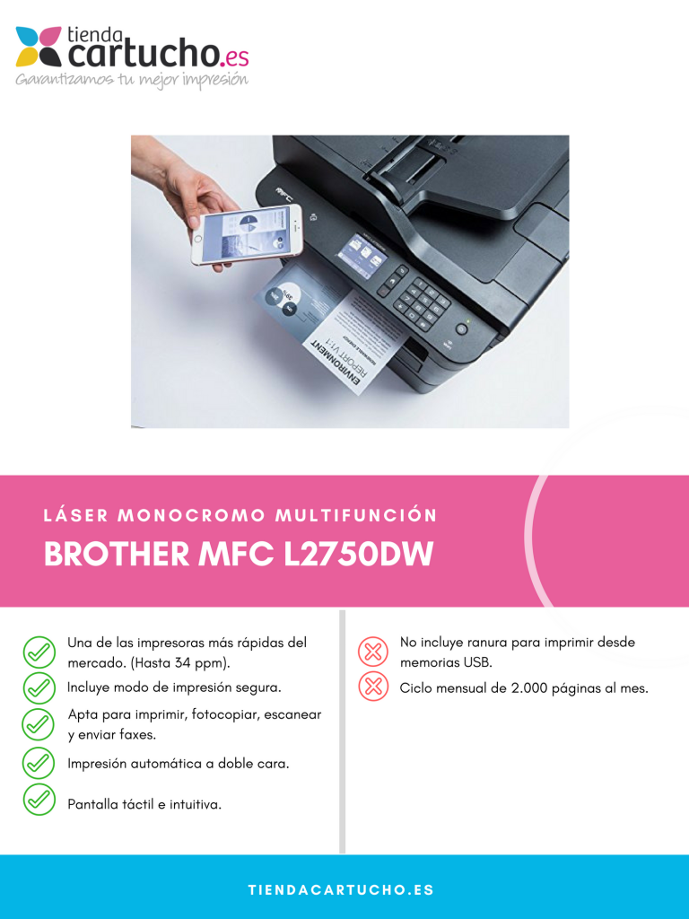 Descubre la Brother MFC L2750DW