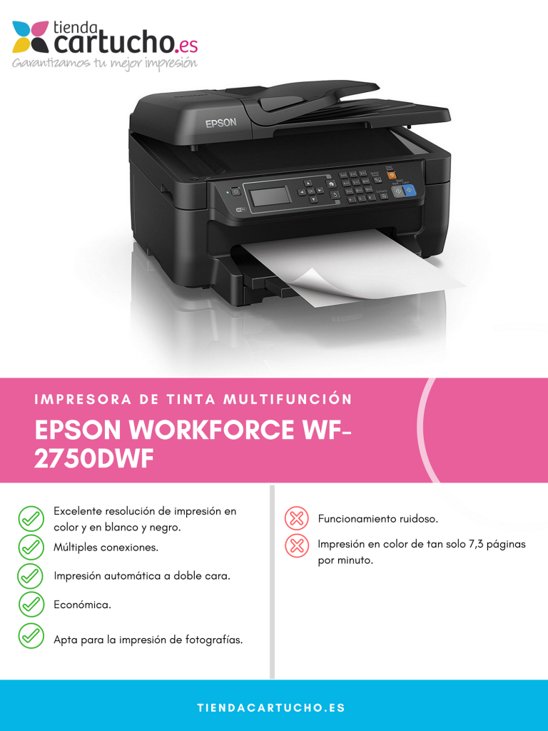 Descubre la Epson WorkForce WF-2750DWF