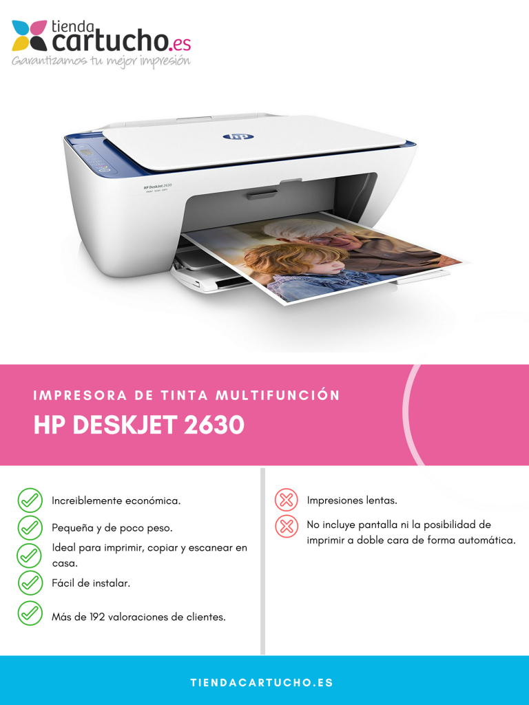 Descubre la HP Deskjet 2630