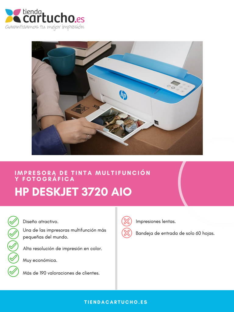 Descubre la HP Deskjet 3720 AiO