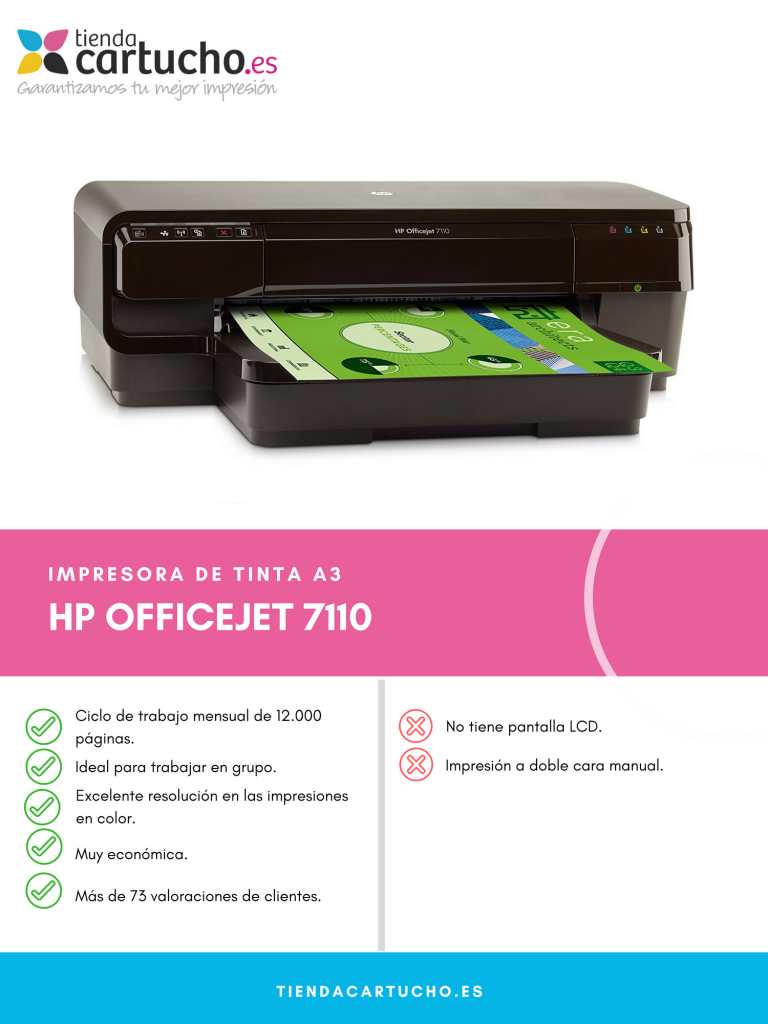 Descubre la HP OFFICEJET 7110