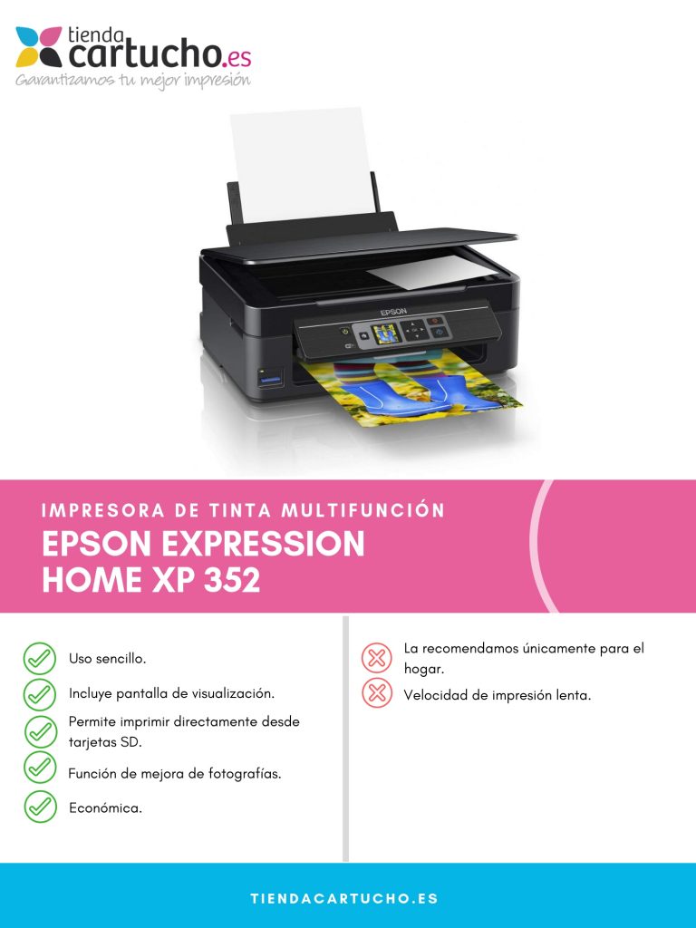 Pros y contras de la Epson XP 352