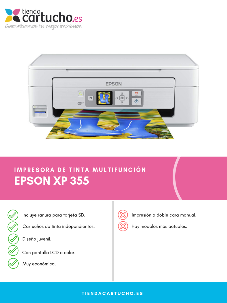Pros y contras Epson XP 355