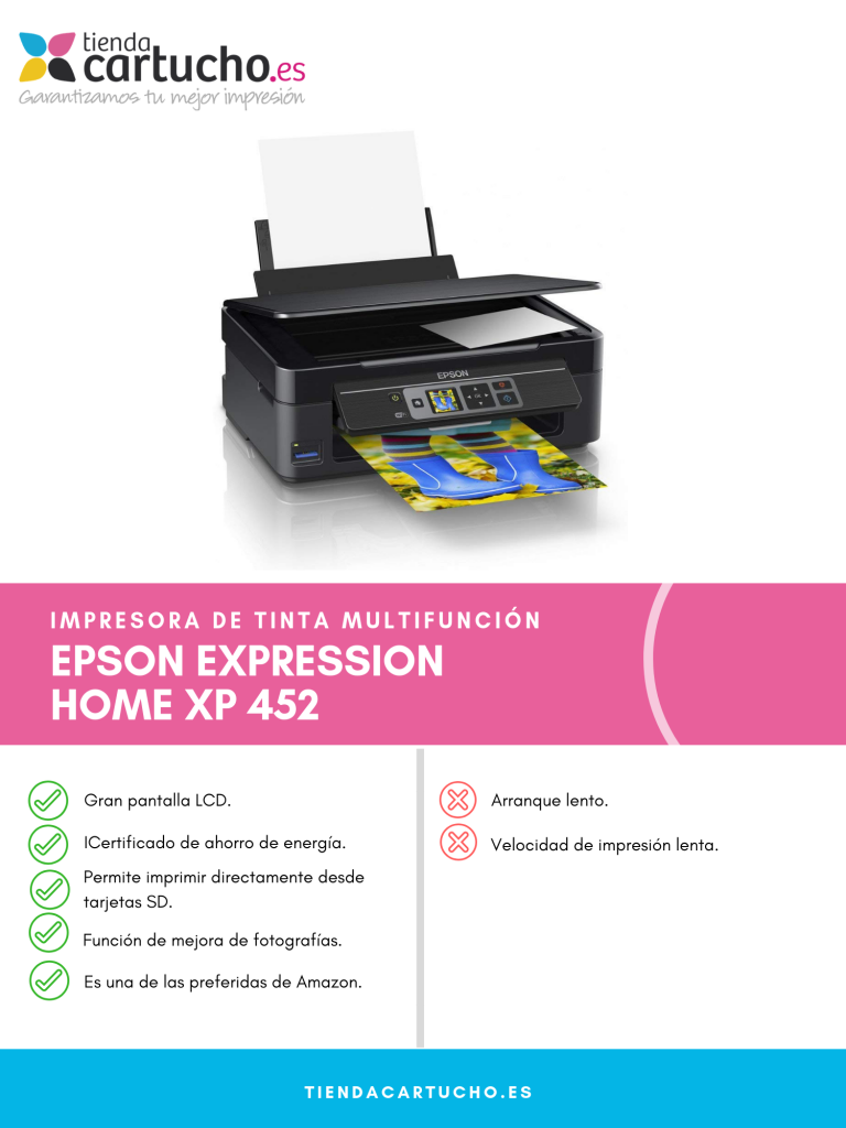 Opiniones de la Epson Expression Home XP 452