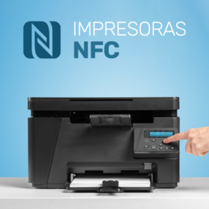 Impresora con conexión NFC.