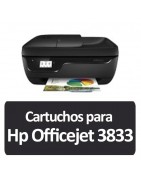 Cartuchos de tinta HP OfficeJet 3833