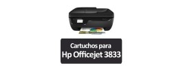 ¿Necesitas Cartuchos de Tinta para HP OfficeJet 3833?