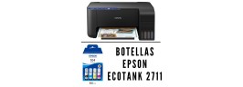 Cartuchos de tinta para la impresora Epson EcoTank ET2711