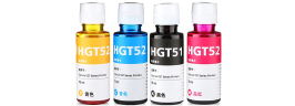 Botellas de tinta HP GT51 y HP GT52
