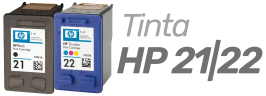 Cartuchos de tinta HP 21 / 21XL